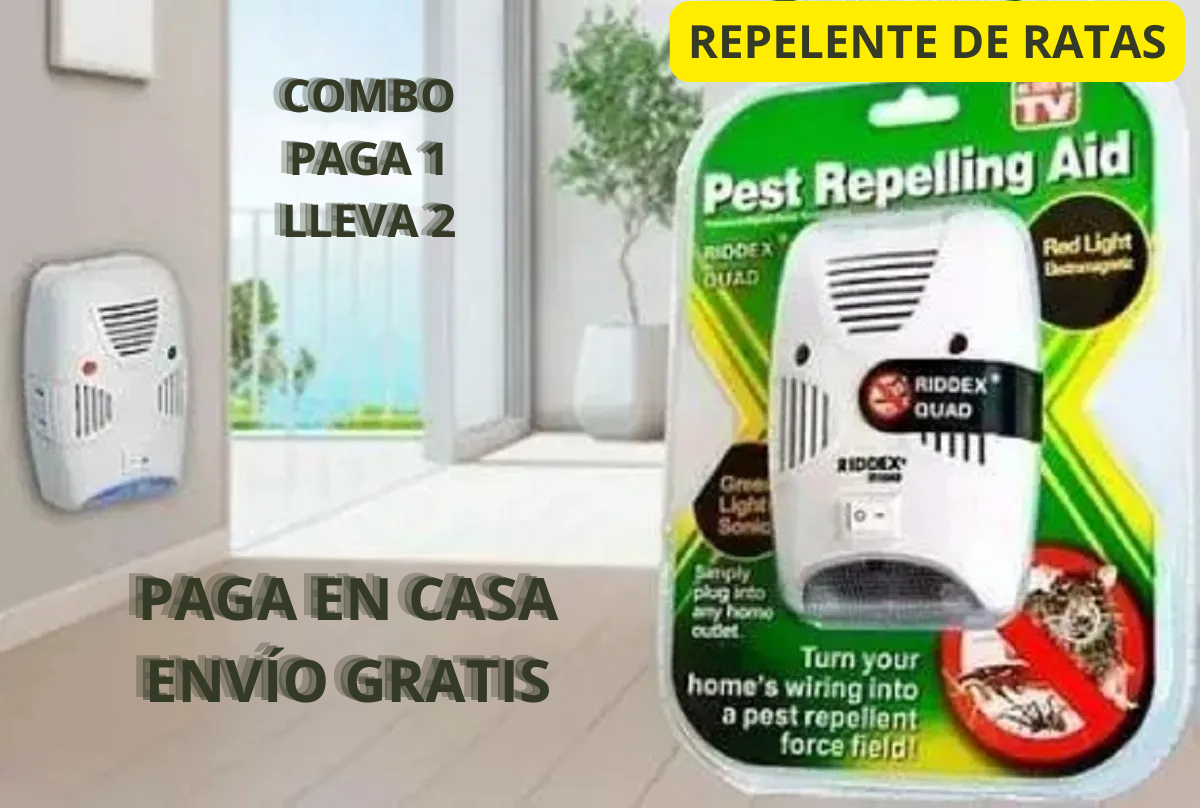 Repelente de Ratas COMBO 2X1