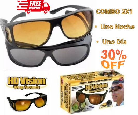 Lentes Hd Vision 2x1