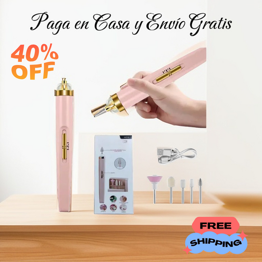 Torno Pulidor de Uñas 5 en 1